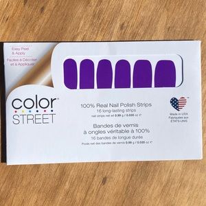NWT Color Street Supercharged Retired Real Nail Polish Strips
